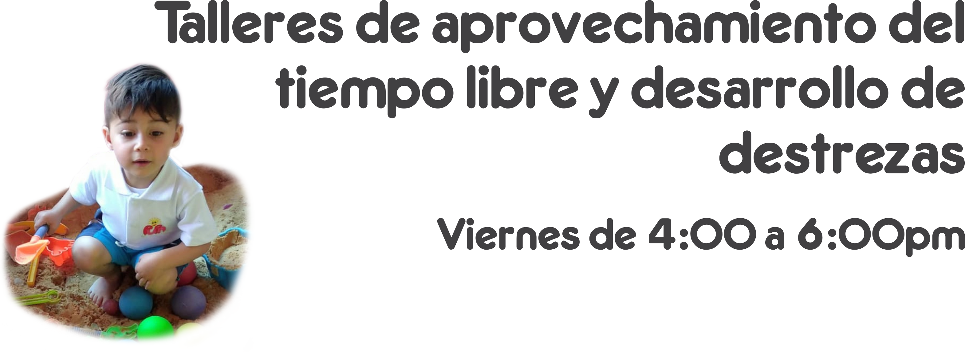Talleres para niños de tiempo libre